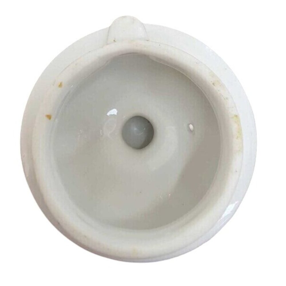 Vintage 25th Anniversary White Porcelain Teapot With Silver Accents & Floral Des - Picture 6 of 6